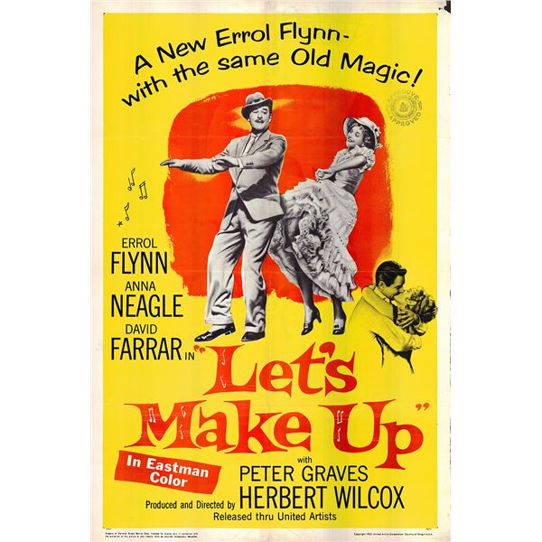 Let's Make Up Original 1956 Vintage One Sheet Poster