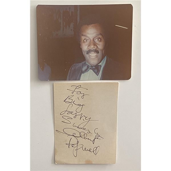 Albert Popwell original signature with photo