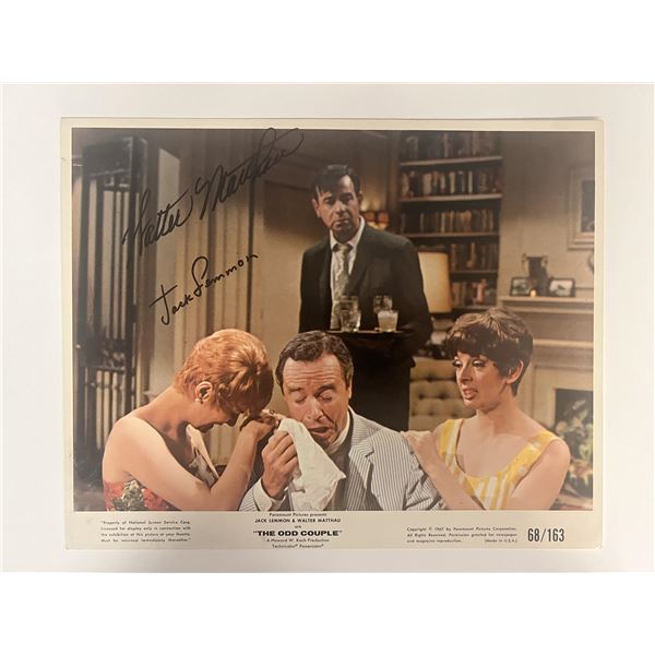 The Odd Couple signed movie photo