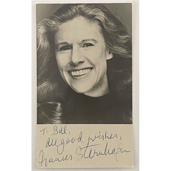 The Closer Frances Sternhagen Signed Photo and Note
