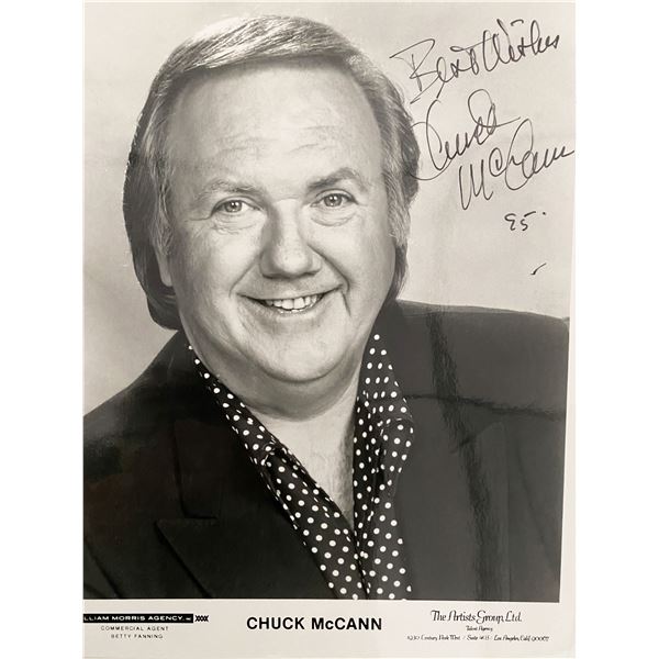 Chuck McCann signed photo