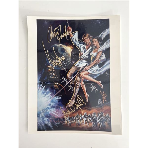 Star Wars cast signed photo