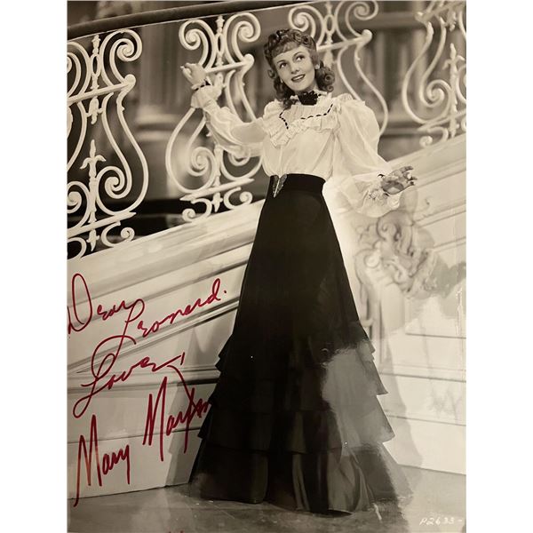 Mary Martin signed movie photo