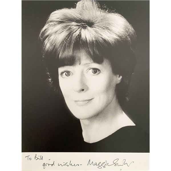 Maggie Smith signed photo
