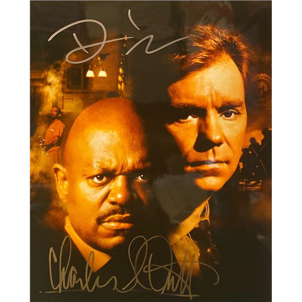 Deadlocked David Caruso and Charles S. Dutton Signed Photo