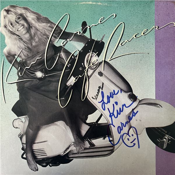 Kim Carnes signed Cafe Racers album