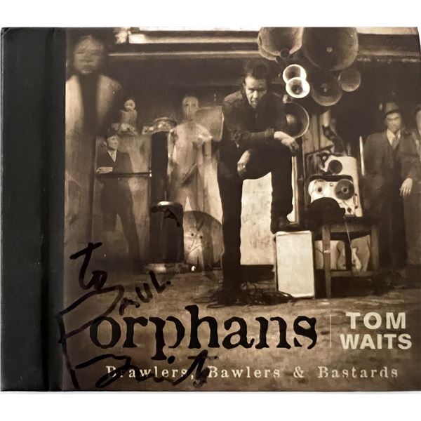 Tom Waits Orphans signed CD