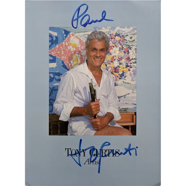 Tony Curtis Signed Promotional Booklet