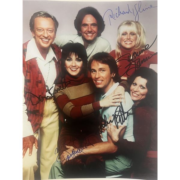 Threes Company signed photo