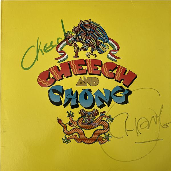 Cheech and Chong signed album