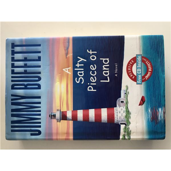 A Salty Piece of Land Jimmy Buffett signed novel