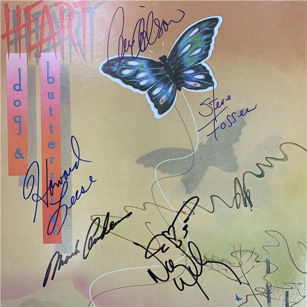 Heart signed album