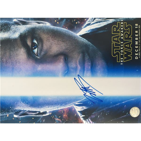 Star Wars The Force Awakens John Boyega signed photo. GFA authenticated