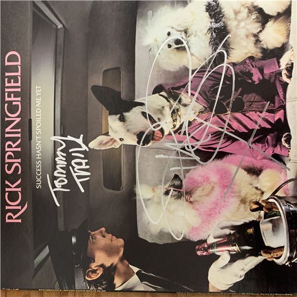 Rick Springfield signed album