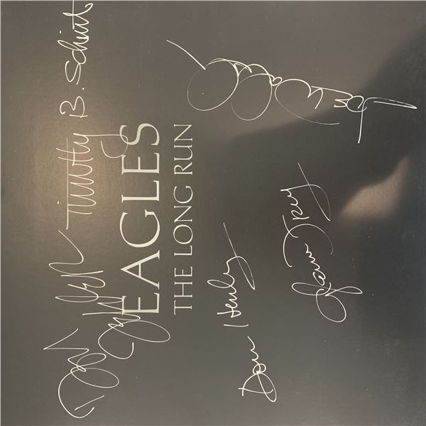 Eagles signed album The Long Run