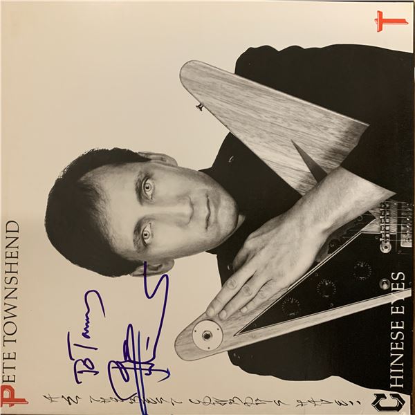Pete Townshend signed album