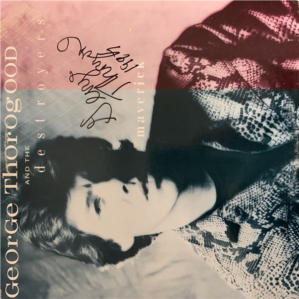 George Thorogood signed album