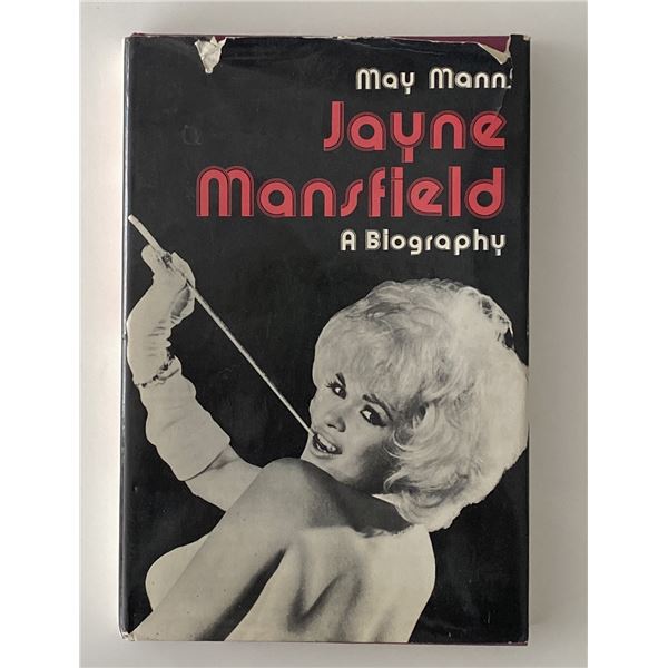 Jayne Mansfield signed book by May Mann