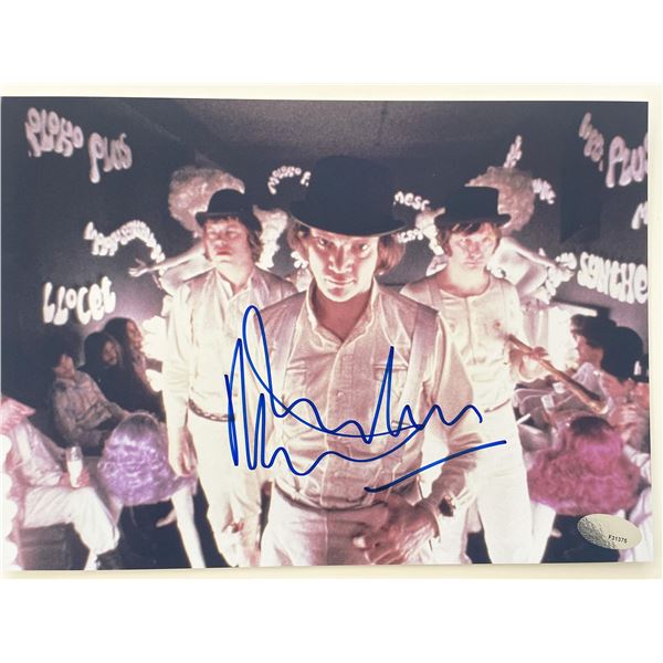 A Clockwork Orange Malcolm McDowell signed movie photo