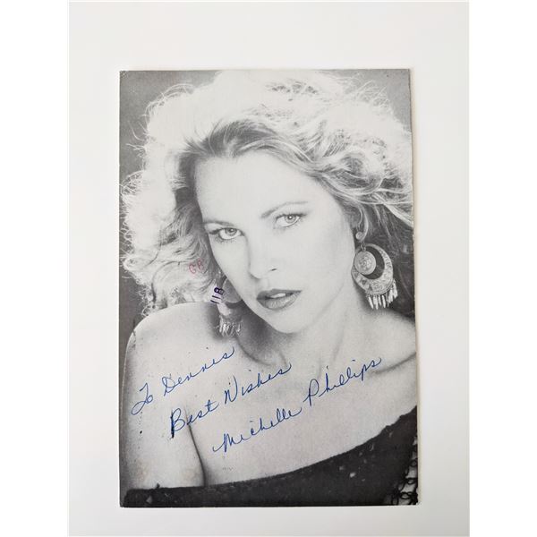 Michelle Phillips signed photo