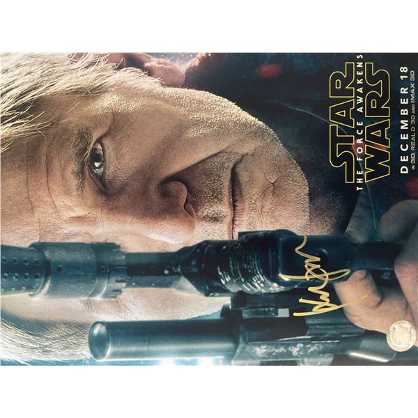 Star Wars The Force Awakens Harrison Ford signed photo GFA authenticated