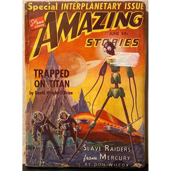 1940 Amazing Stories, Vol. 14, Number 6, Pulp Magazine