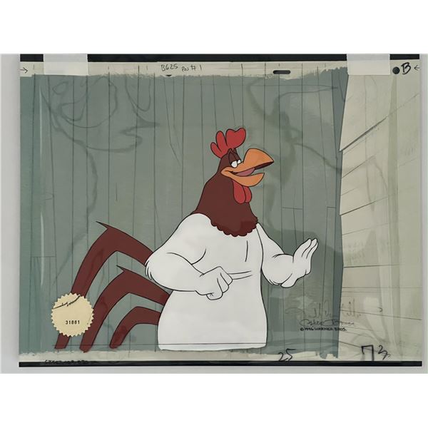 Foghorn Leghorn Looney Tunes Hand Painted -production cell signed by Chuck Jones
