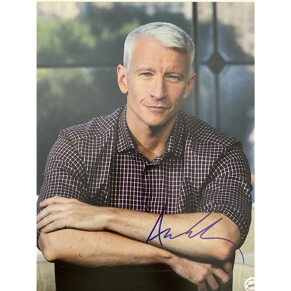 Anderson Cooper signed photo