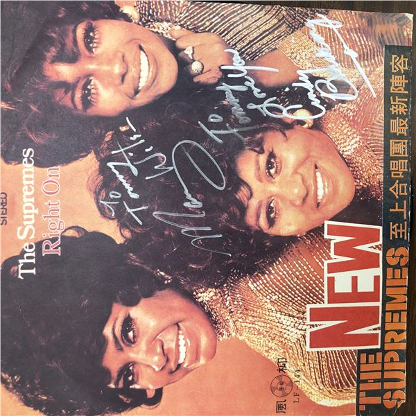 The Supremes signed album