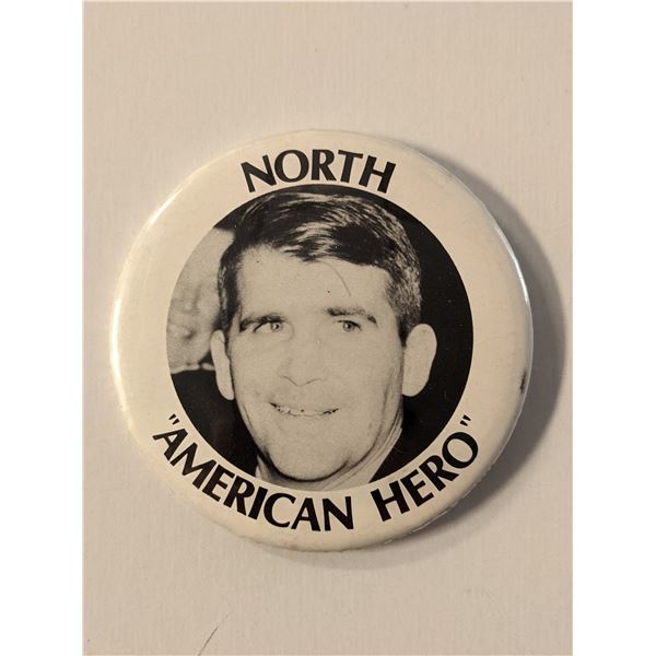 Oliver North American Vintage Hero Campaign Pin