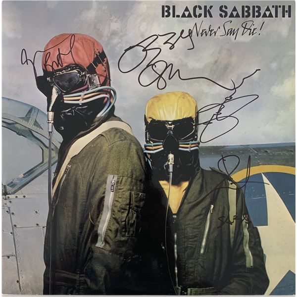 Black Sabbath signed record