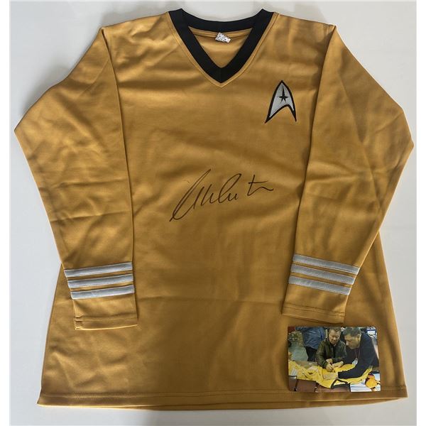 William Shatner signed Star Trek shirt- JSA