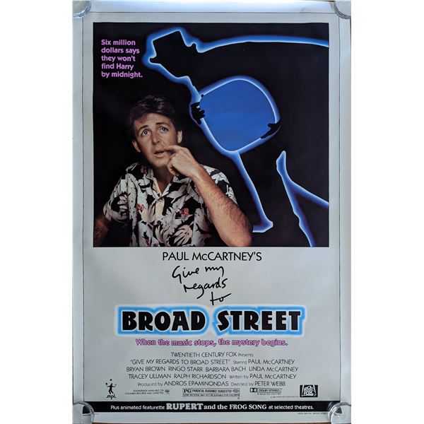 Give My Regards To Broad Street 1984 Original One Sheet Movie Poster