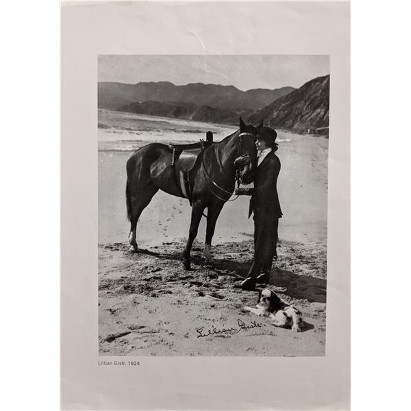 Lillian Gish Signed Photo