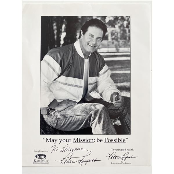 Mission: Impossible Peter Lupus signed photo