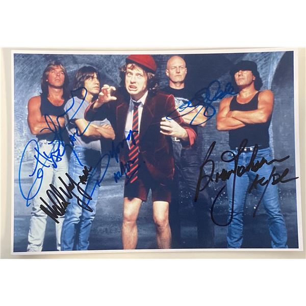 AC/DC signed photo
