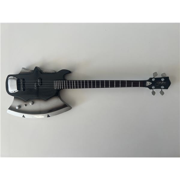 Axe Heaven unsigned mini Gene Simmons Axe guitar
