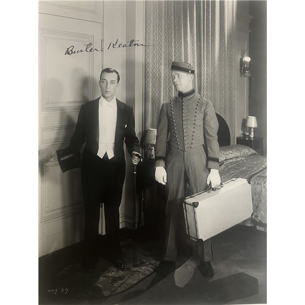 Buster Keaton signed movie photo