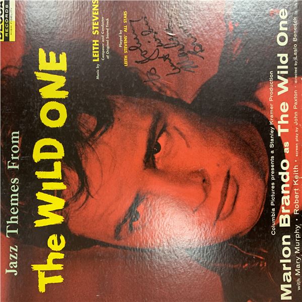 Marlon Brando signed soundtrack- The Wild One