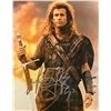 Image 1 : Braveheart Mel Gibson signed movie photo