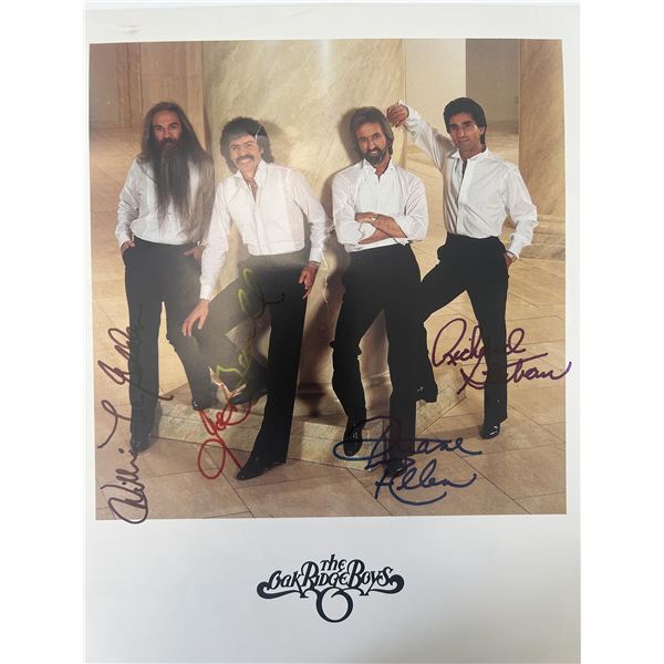 Oak Ridge Boys signed photo
