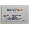 Image 1 : Pete Coors signed business card
