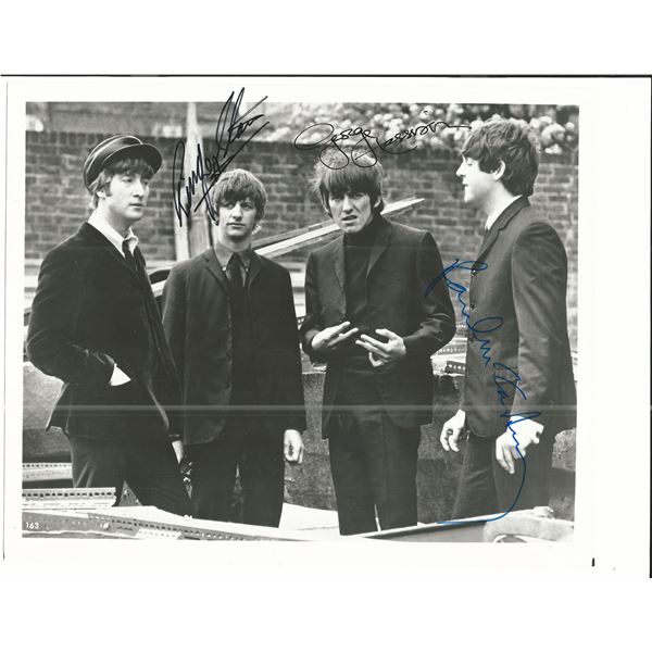 The Beatles rare vintage signed photo