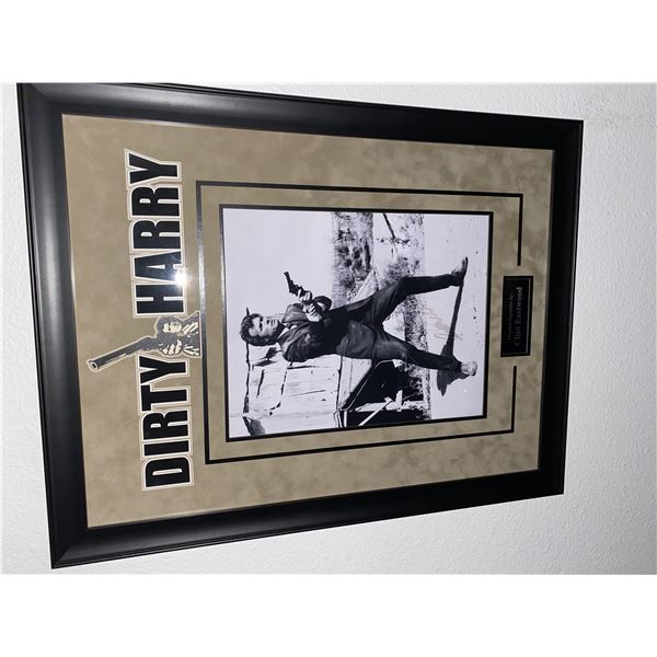 Dirty Harry Clint Eastwood autographed photo