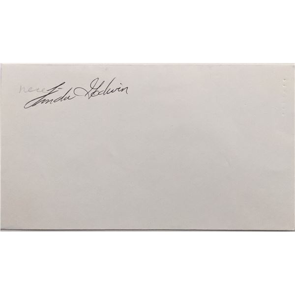 Astronaut Linda Godwin original signature