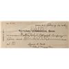 Image 1 : David B. Hill Signed Check 1906
