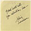 Image 1 : Julie Eisenhower signed post it note