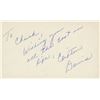 Image 1 : Clifton Davis signed note