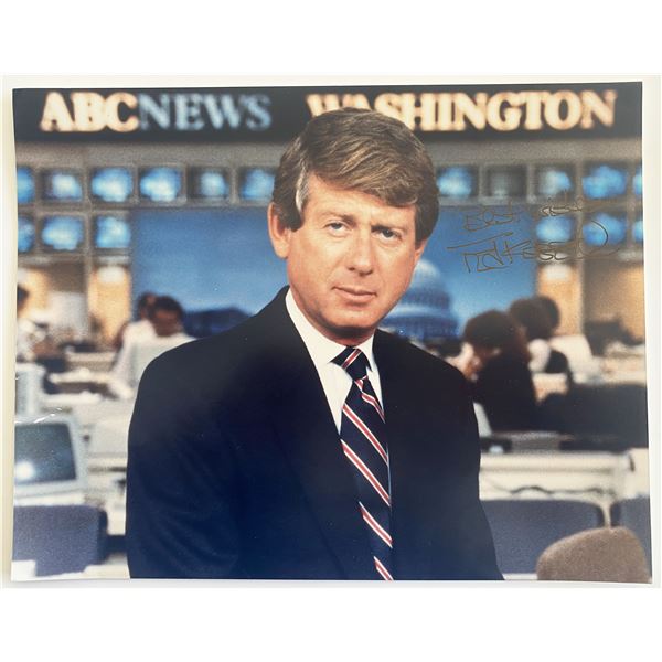 Ted Koppel signed photo