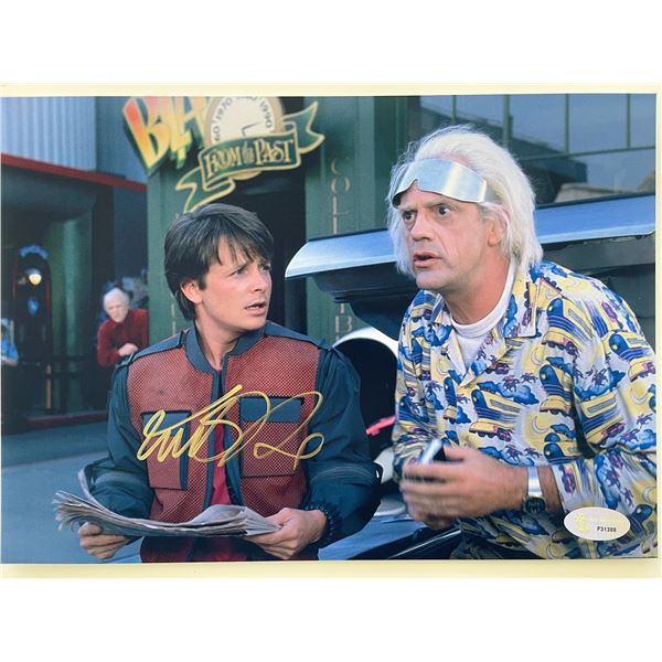 Back to the Future Michael J. Fox signed movie photo